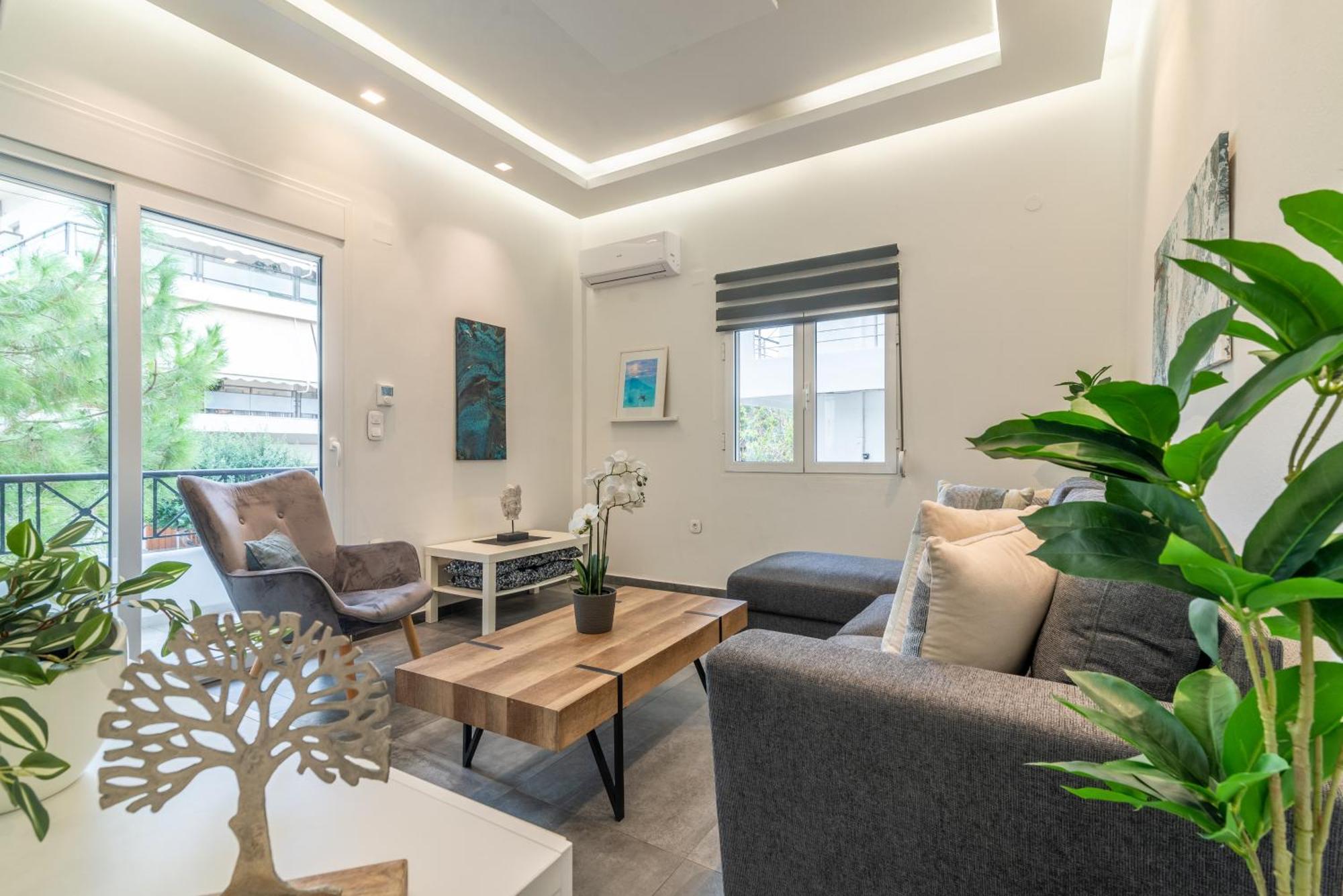 Misty Grey Apartment Near City Centre 伊拉克利翁 外观 照片