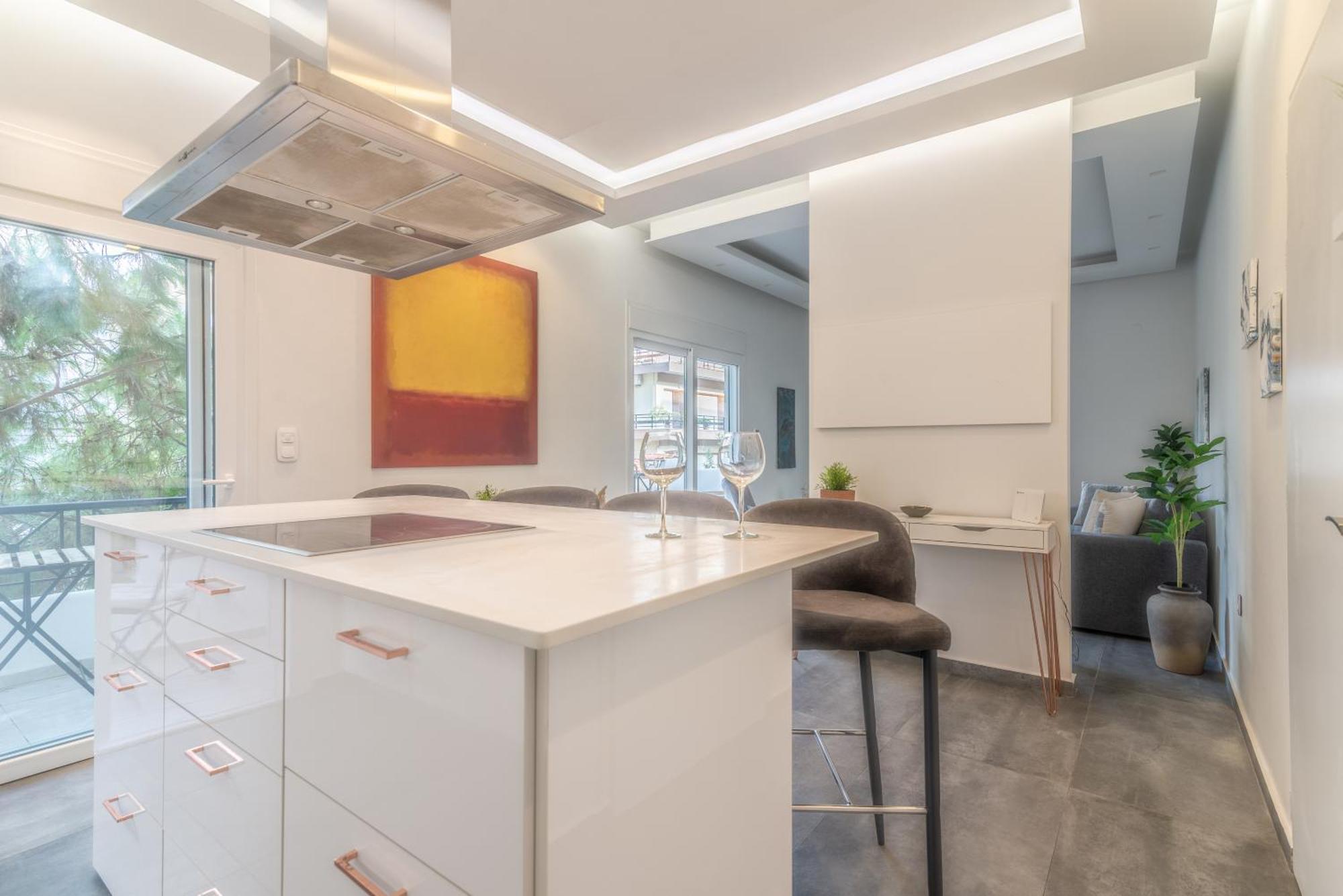 Misty Grey Apartment Near City Centre 伊拉克利翁 外观 照片
